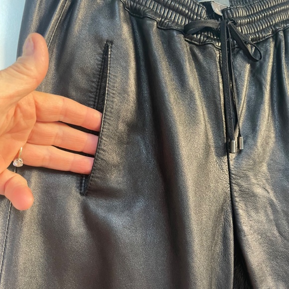 100% Genuine Lamb Leather Pants - Picture 4 of 5